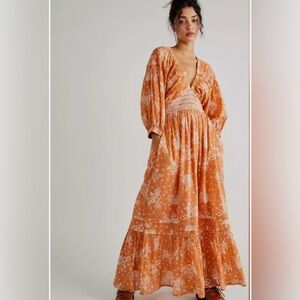 NWT Free People Golden Hour Dress Sable Small